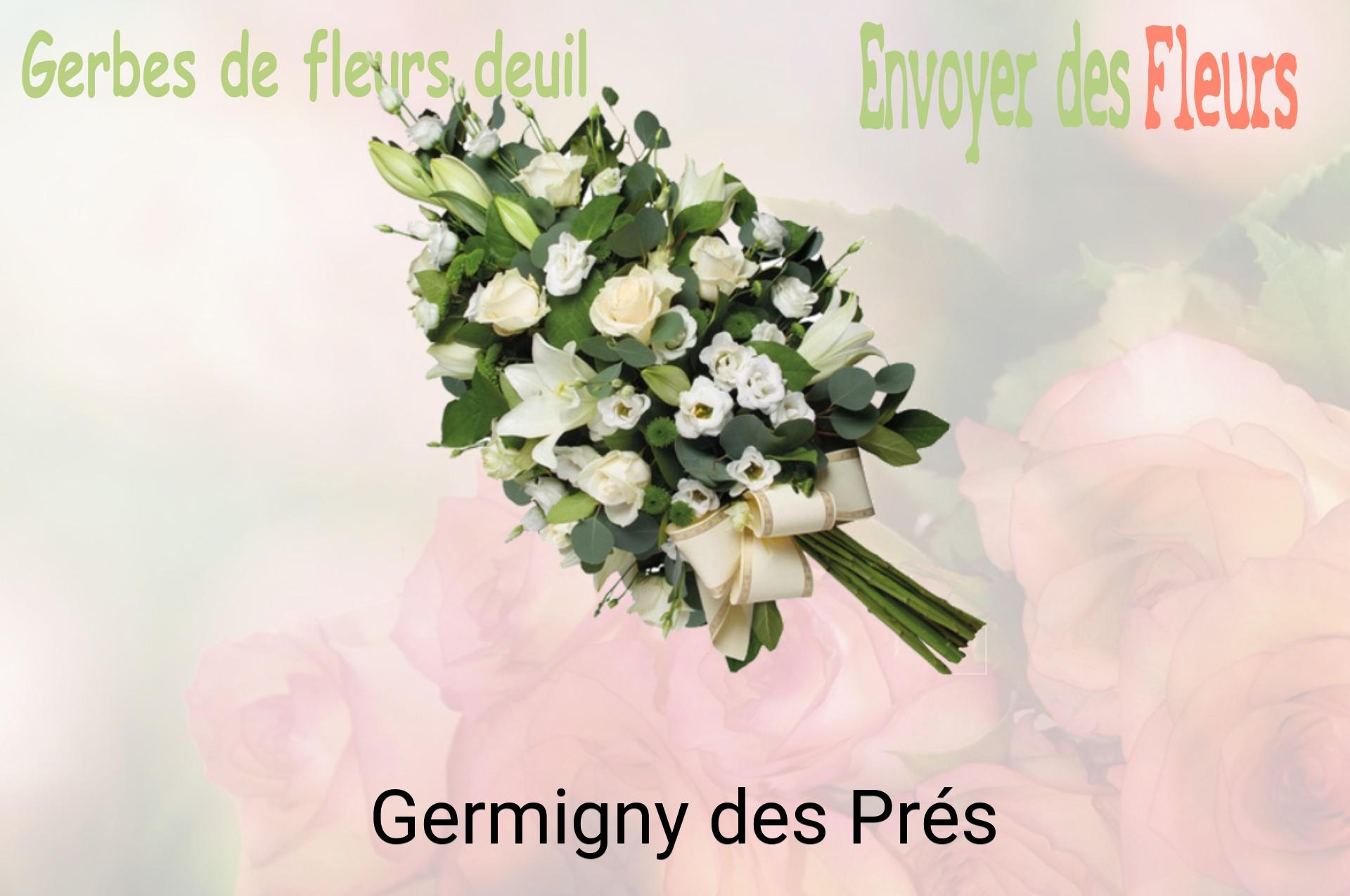 Gerbe de fleurs de deuil livrée à Germigny-des-Prés
